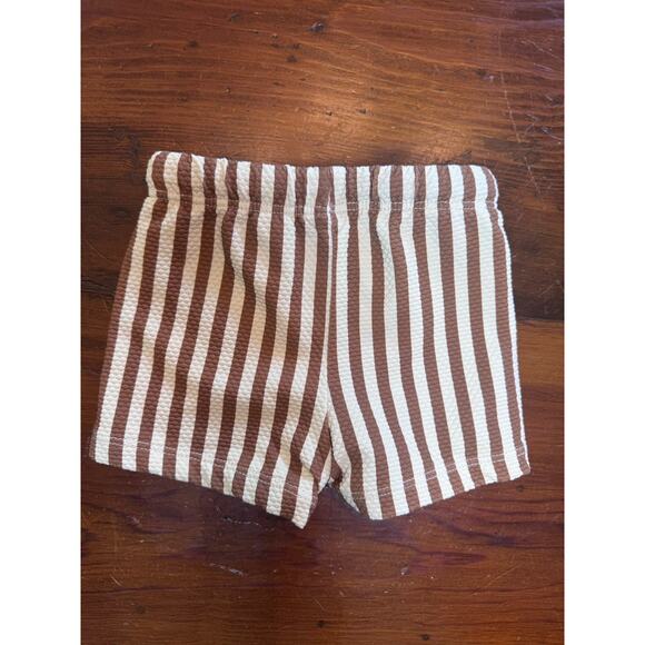 Quincy Mae Baby Boy Boardie Swim Short Stripe 0-3 Months NEW - Picture 2 of 5